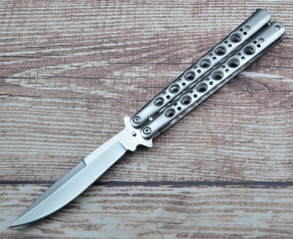 

Нож-бабочка Benchmade china, Серый