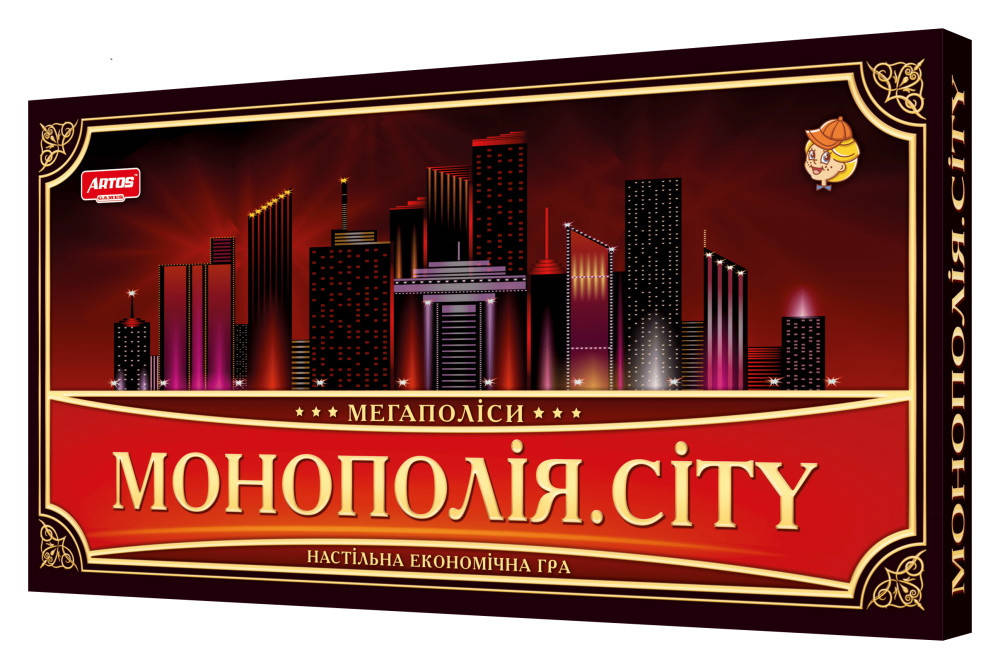 

Игра Монополія. CITY , в кор. 50*26*4см, ARTOS Games, Украина