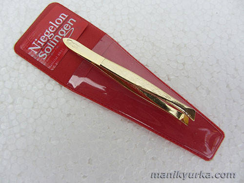 

Пинцет gold (скошенный) Niegelon 06-0531