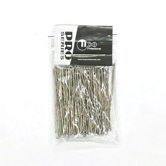 

Шпильки Tico Professional 70мм серебристые волнистые с наконечником 100гр, Серебристый