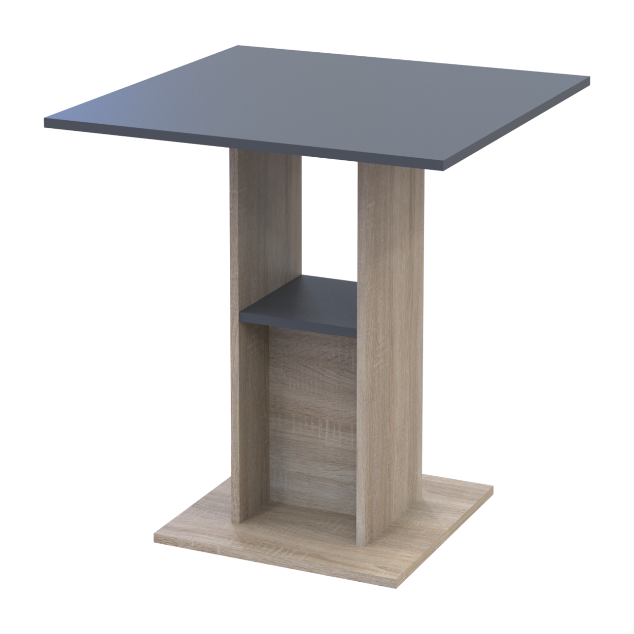 Столовий стіл Doros Коуд Дуб сонома/Графіт 70х70х74 (41510132) 6