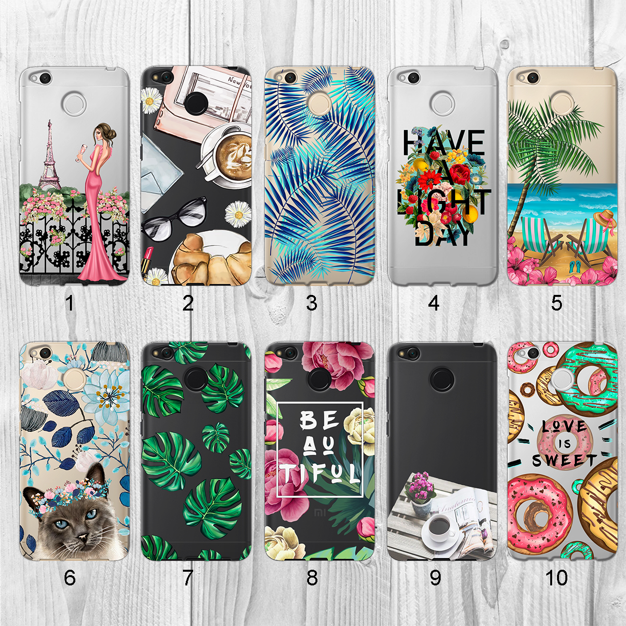 

Силиконовый чехол с рисунком для Xiaomi Redmi 4X (new collection)