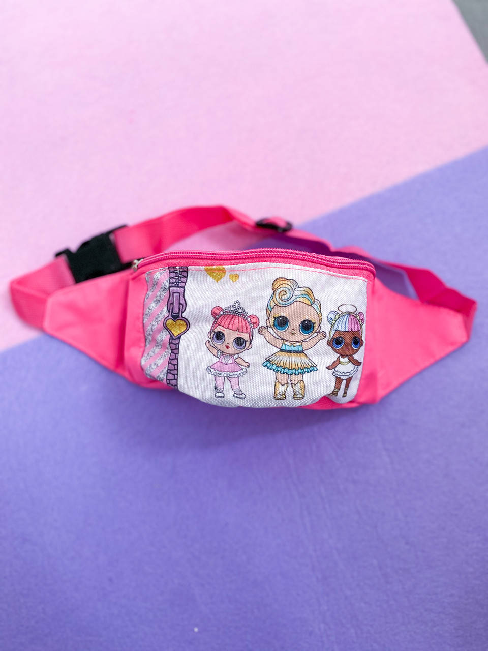 

Детская сумка на пояс (бананка) с принтом "LOL"