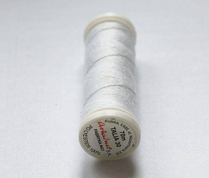 

Нитка джинс Талия 30 70м белая, /0700