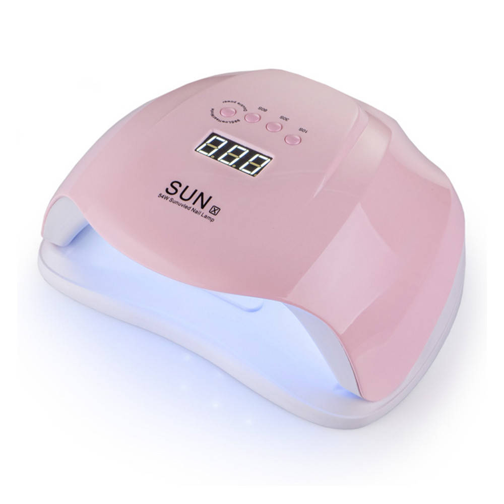 

Лампа для маникюра UV Lamp SUN X 54 Вт / Лампа для ногтей / Лампа для гель лака Розовый