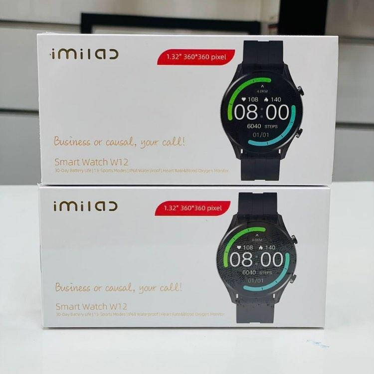 

Смарт-Часы Xiaomi IMILAB iMi W12 Smart Watch Black Глобальная версия