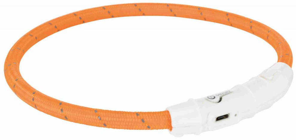 

Trixie TX-12703 ошейник USB светящийся для кошек и собак 35см