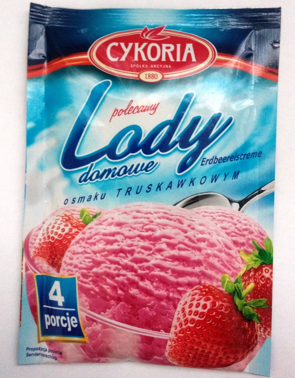 

Cykoria сухое мороженое клубничный вкус 60 g Польша