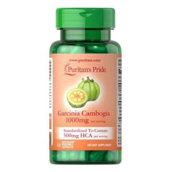 

Гарциния камбоджийская, Garcinia Cambogia, Puritan's Pride, 500 мг (60 капсул)