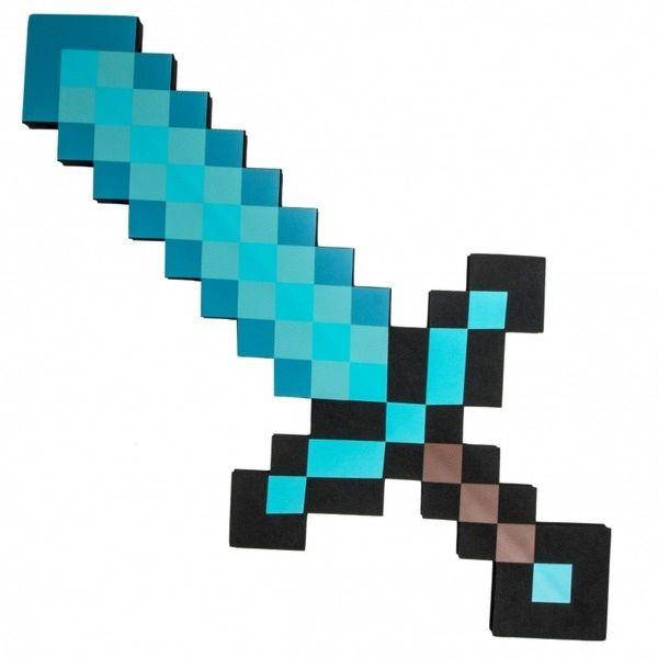 

Меч игрушка Minecraft алмазный меч Майнкрафт 45 см 00297