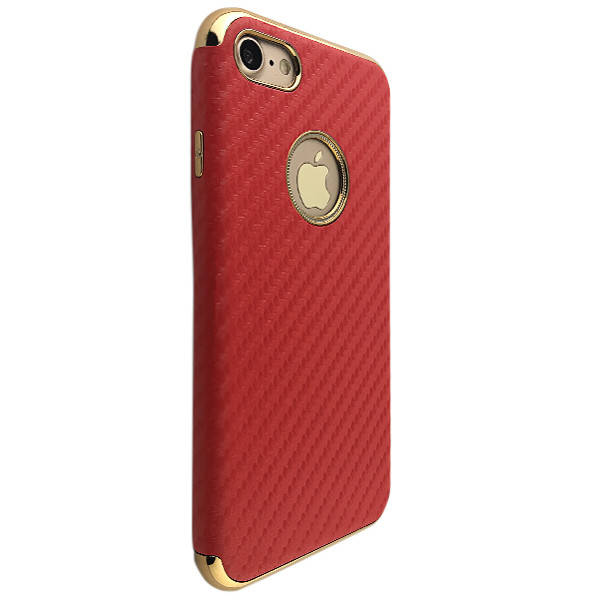 

Чехол-накладка DK силикон Lux Carbon для Apple iPhone 7 / 8 (red), Красный