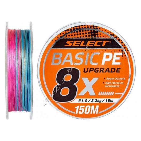 

Шнур Select Basic PE 8x 150m (мульти.) #0.6/0.10mm 12lb/5.5kg