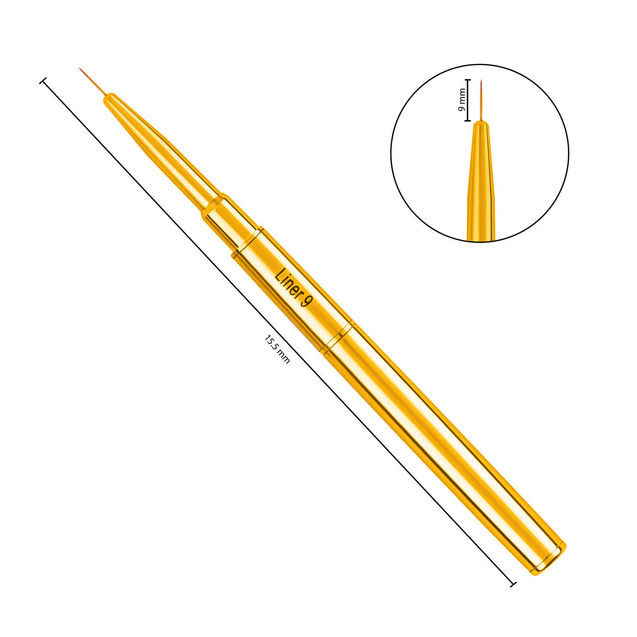 

Кисточка для маникюра Liner 9 мм