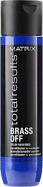 

Кондиционер для нейтрализации желтых оттенков Matrix Total Results Brass Off Conditioner, 300 мл