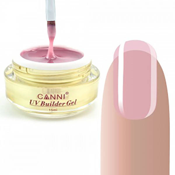 

Конструирующий гель Canni 323 Natural Pink полупрозрачный 15 мл