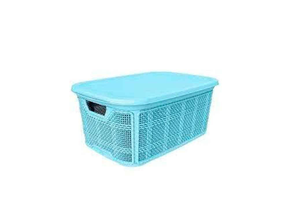 

Кошик для дрібн. JUTE прям. з/кр з/руч (27х19х12см) 5Л ТМ AKAY PLASTIK