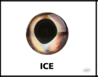 

Глазки 3-Д Реалистичные (4D real eyes/4D living eyes) (Ice) 3 мм