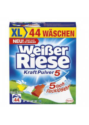 

Стиральный порошок Универсальный Weiber Riese 2,42 кг 44 стирок