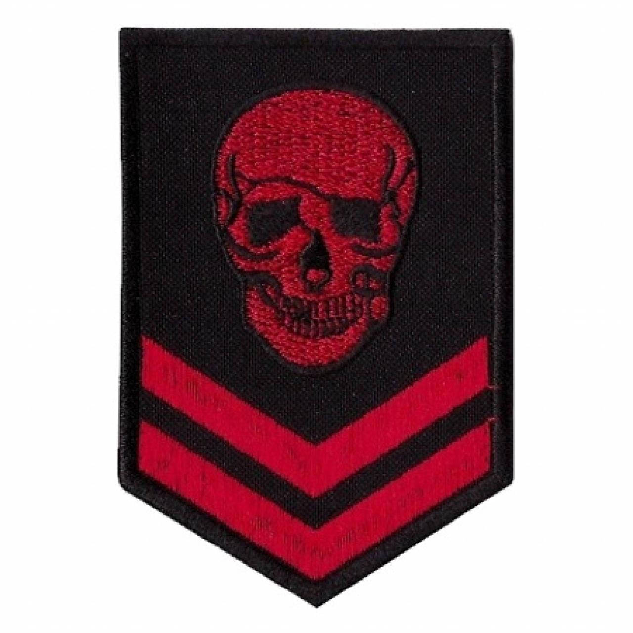 

Нашивка Red Skull Military вышитая