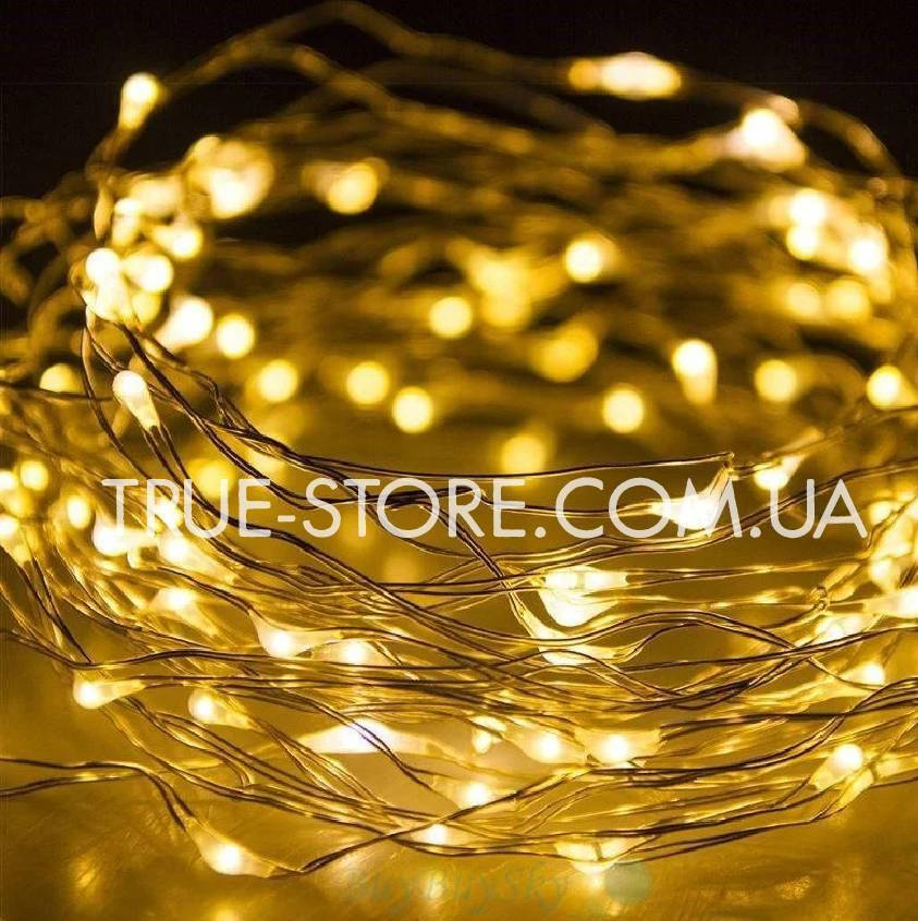 

Гирлянда РОСА нить 200LED, 220В, 20метров, Теплый Белый цвет