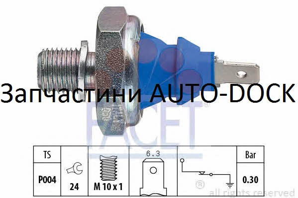 

Датчик давления масла в головку FACET для Ауди 80 100 Шкода фелиция Фольксваген Гольф Пассат Кадди