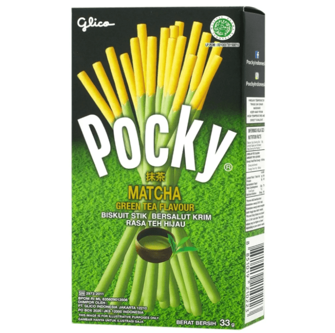 

Палочки Pocky Glico со вкусом зеленого чая матча 33 г