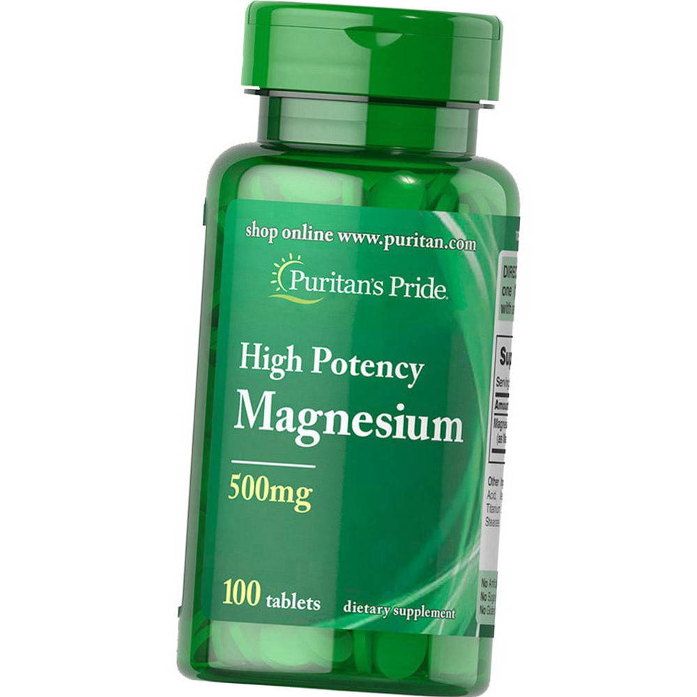 

Магний High Potency Magnesium 500 mg 100 таб