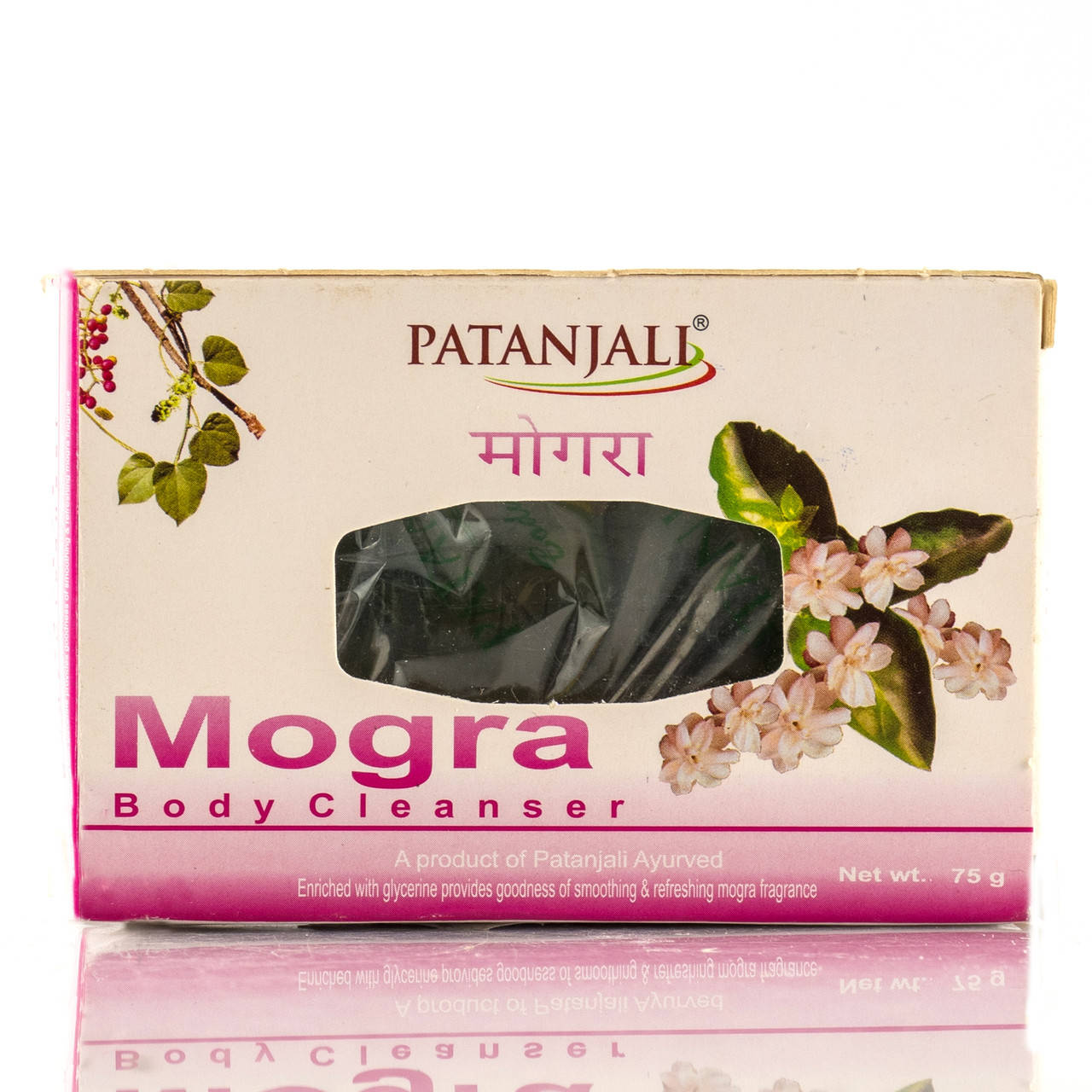 

Мыло, Индийский жасмин, Могра, Патанджали / Mogra Soap, Patanjali / 75 gr