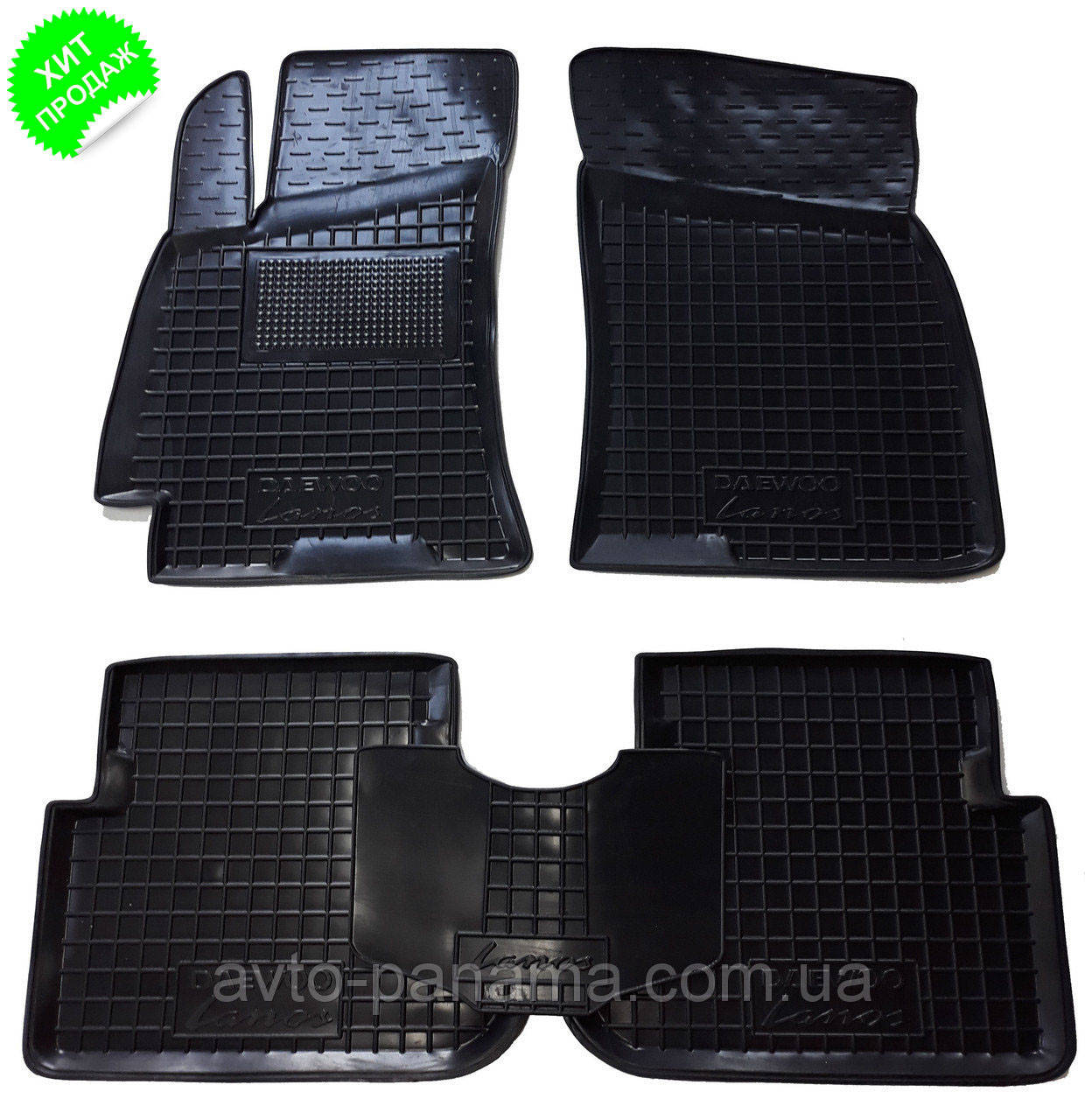 

Коврики в салон Daewoo Sens (Дэу Сенс), Черный