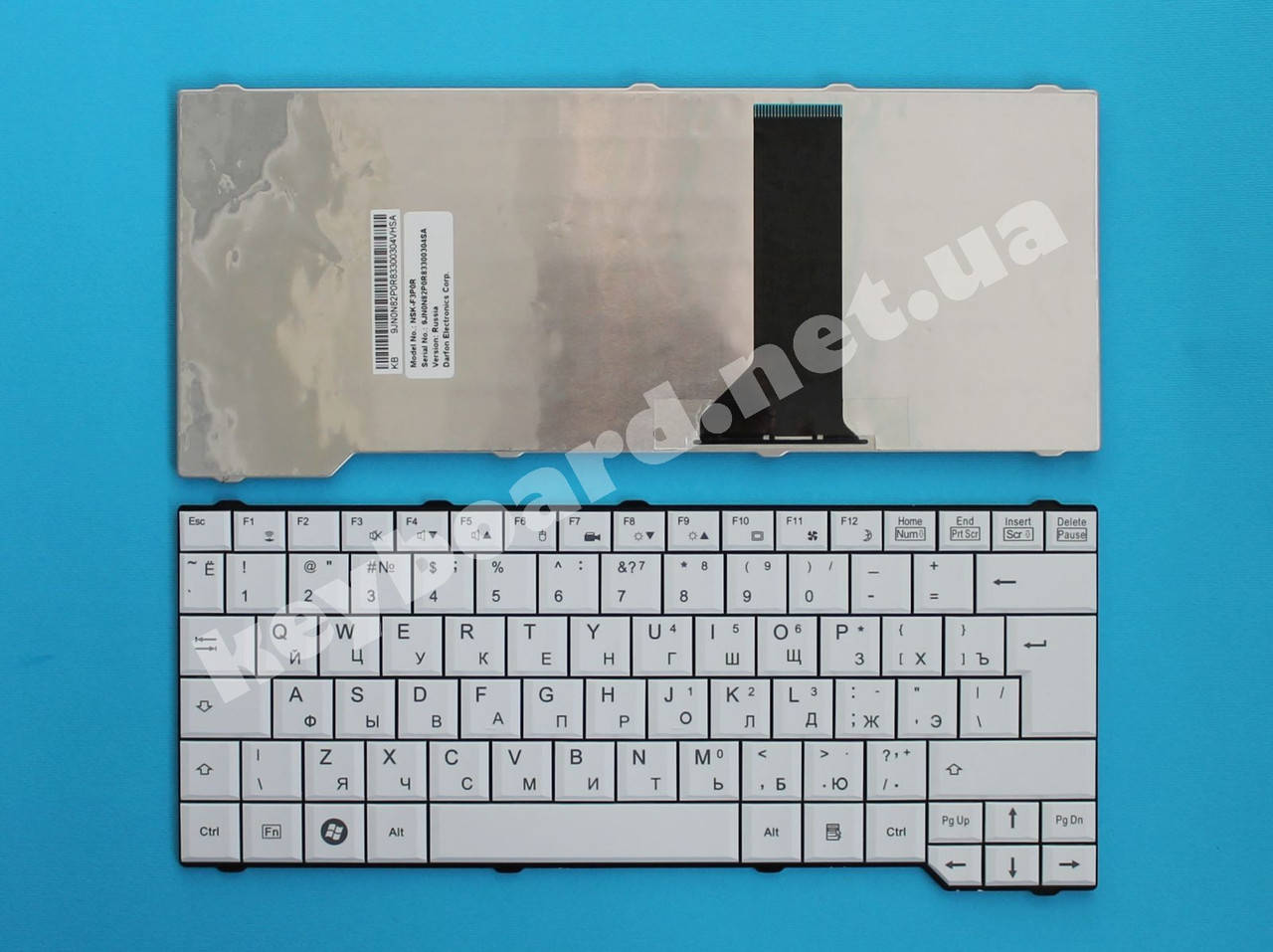 

Клавиатура для ноутбука Fujitsu-Siemens Amilo PI3560, Белый