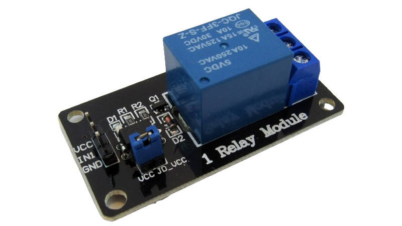 

Релейный модуль с изоляцией оптопары JQC-3FF-S-Z 5V 10A KY-019 для Arduino (17519)