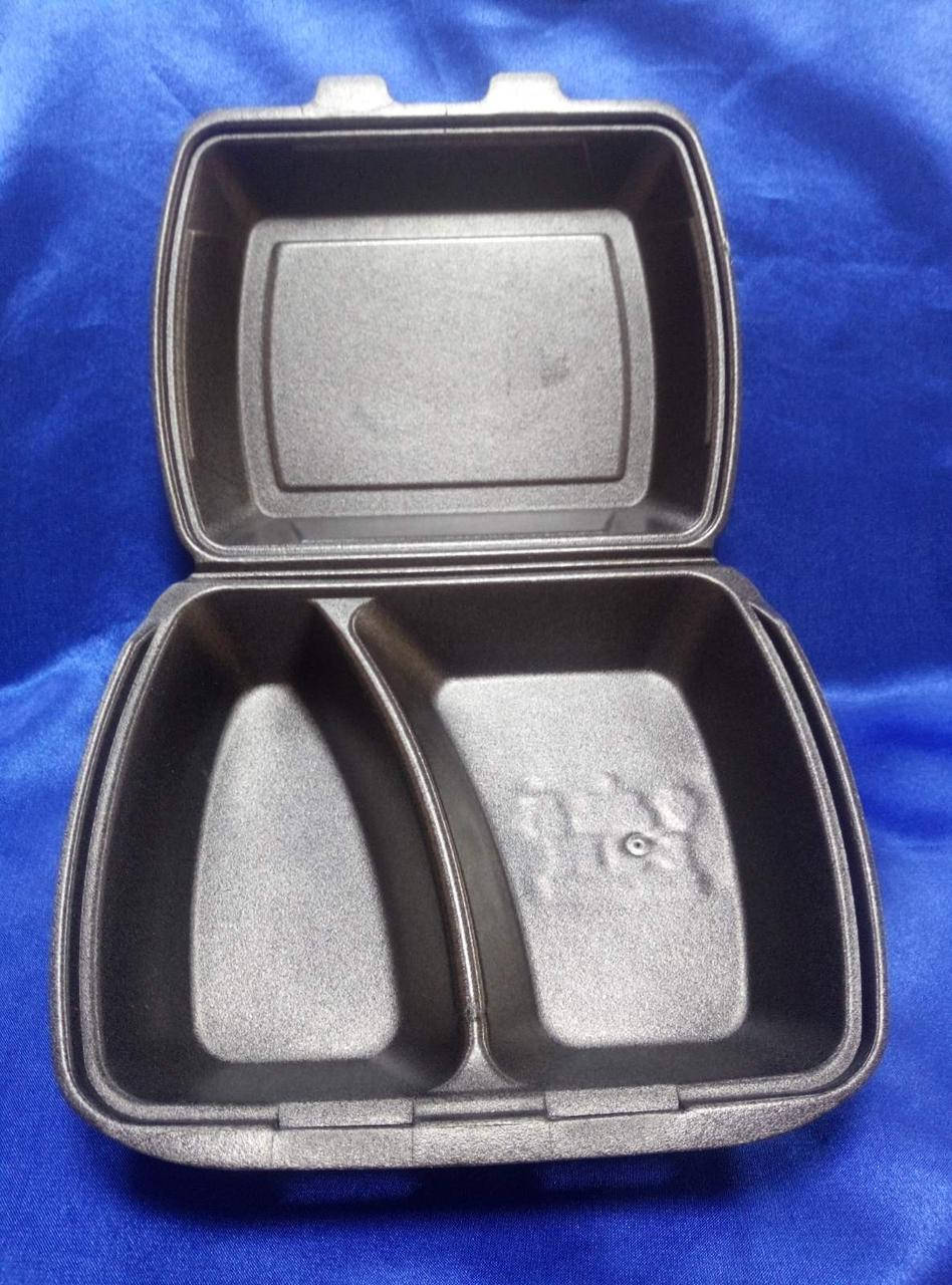 

Ланч-бокс на 2 секции (черный) 125 шт