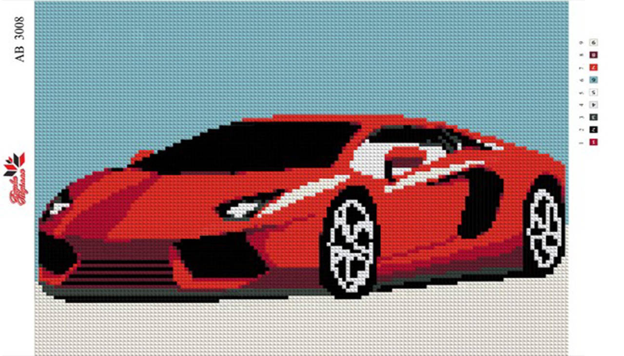 

Алмазная вышивка АВ 3008 Машина (25,3*35,2см)