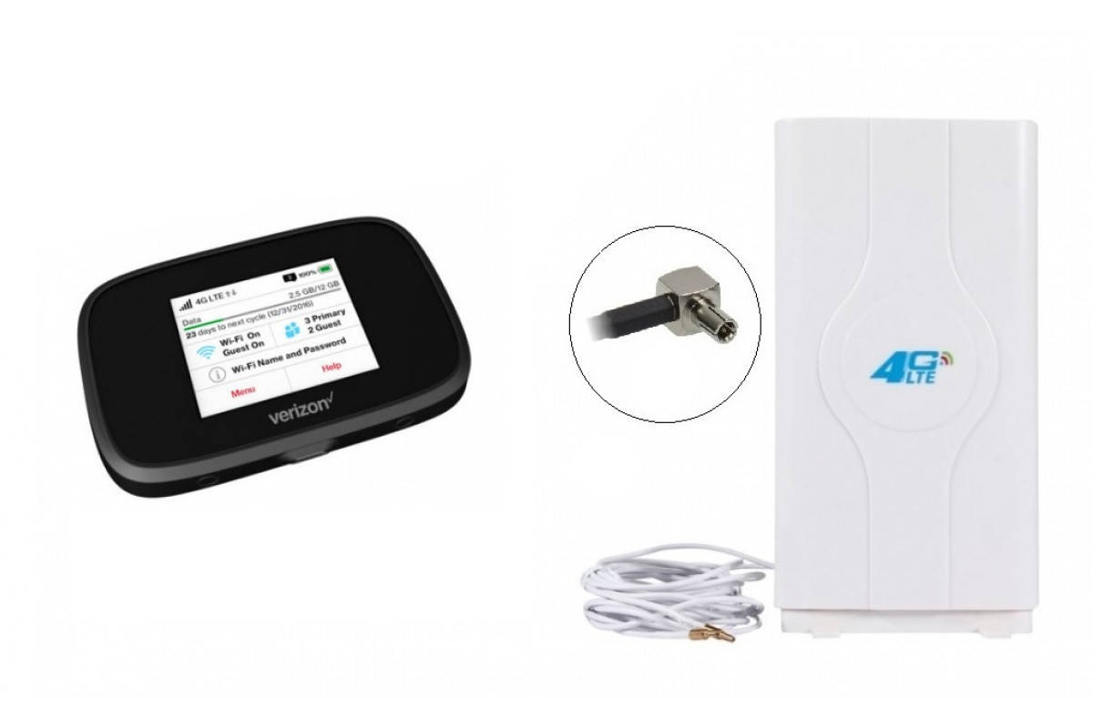 

Антенный комплект 4g wifi роутер Novatel Wireless 7730L+ антенна мімо планшетная 17дб + кабель+ 2 переходник