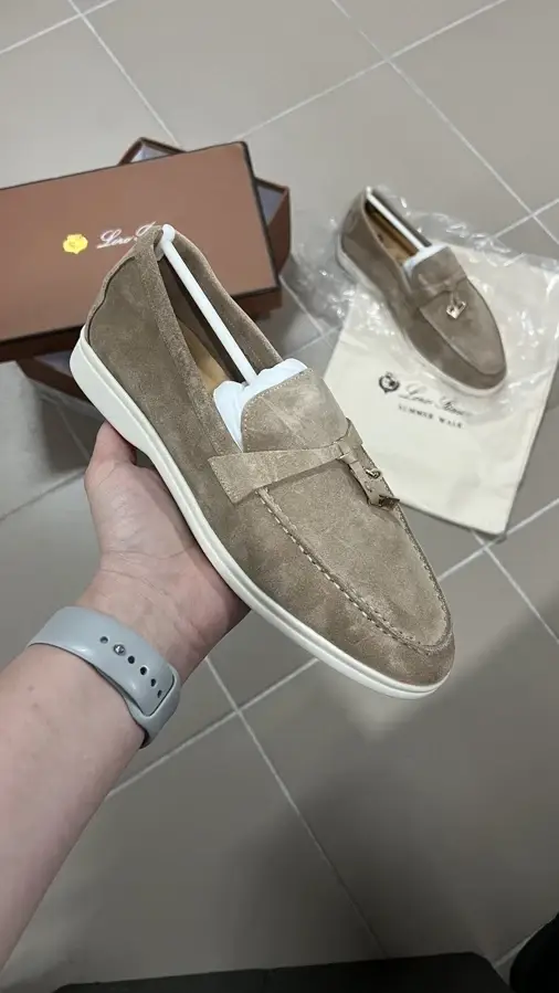 

Мокасины Loro Piano Beige
