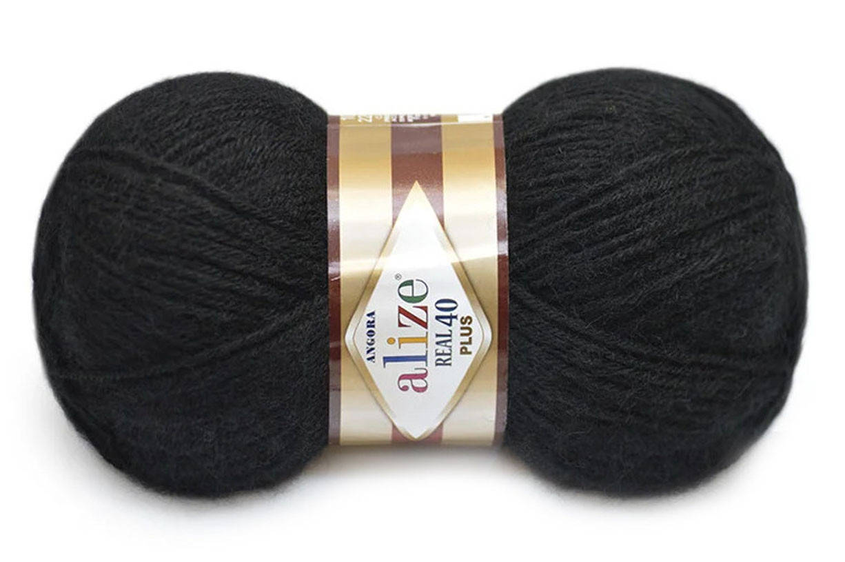 

Alize Angora Real 40 Plus, Черный №60
