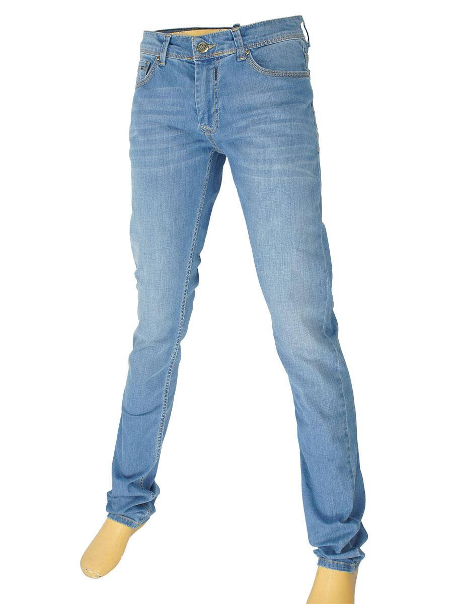 

Голубые мужские джинсы X-Foot 261-2369 C:Blue