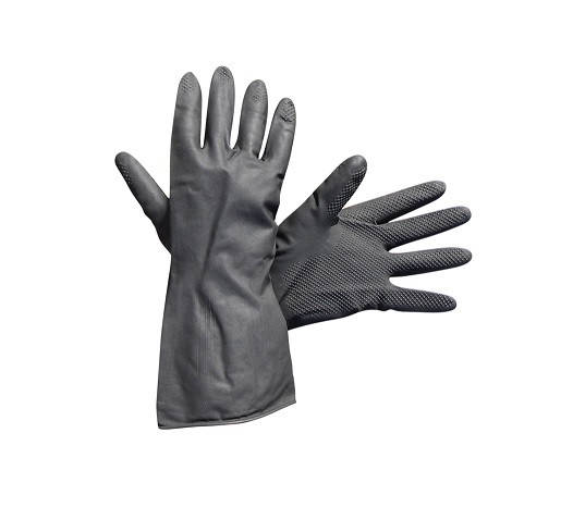 

Перчатки резиновые Vulkan SFG10022-XL, черные (XL), Черный