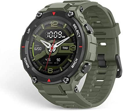 

Тактические водонепроницаемые смарт-часы Amazfit T-Rex
