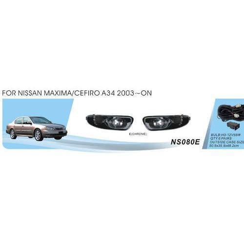 

Штатные противотуманные фары - Nissan Maxima/Cefiro A33 2000-04/NS-080E/H3-12V55W/эл.проводка (NS-080E), Белый
