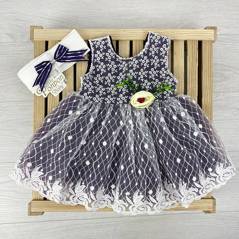 

Нарядное платье для девочки 74 см (9м.) арт.146, Фиолетовый