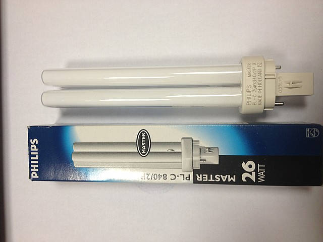 

Лампа Philips PL-C 26w/840/2p, G24d-3