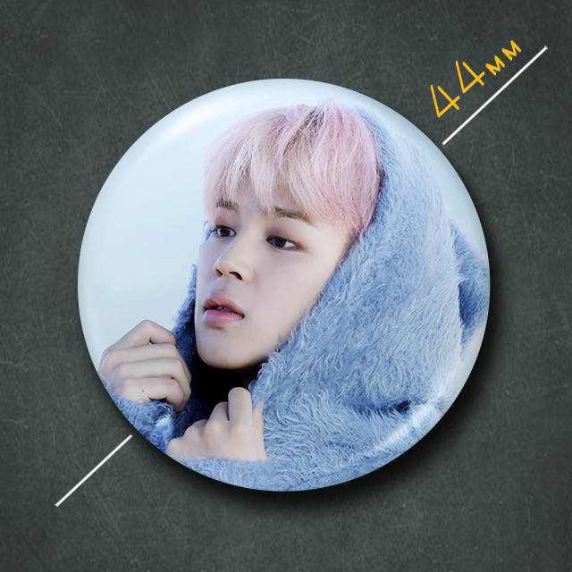 

"Пак Чимин / Jimin (БТС / BTS)" значок круглый на булавке Ø44 мм