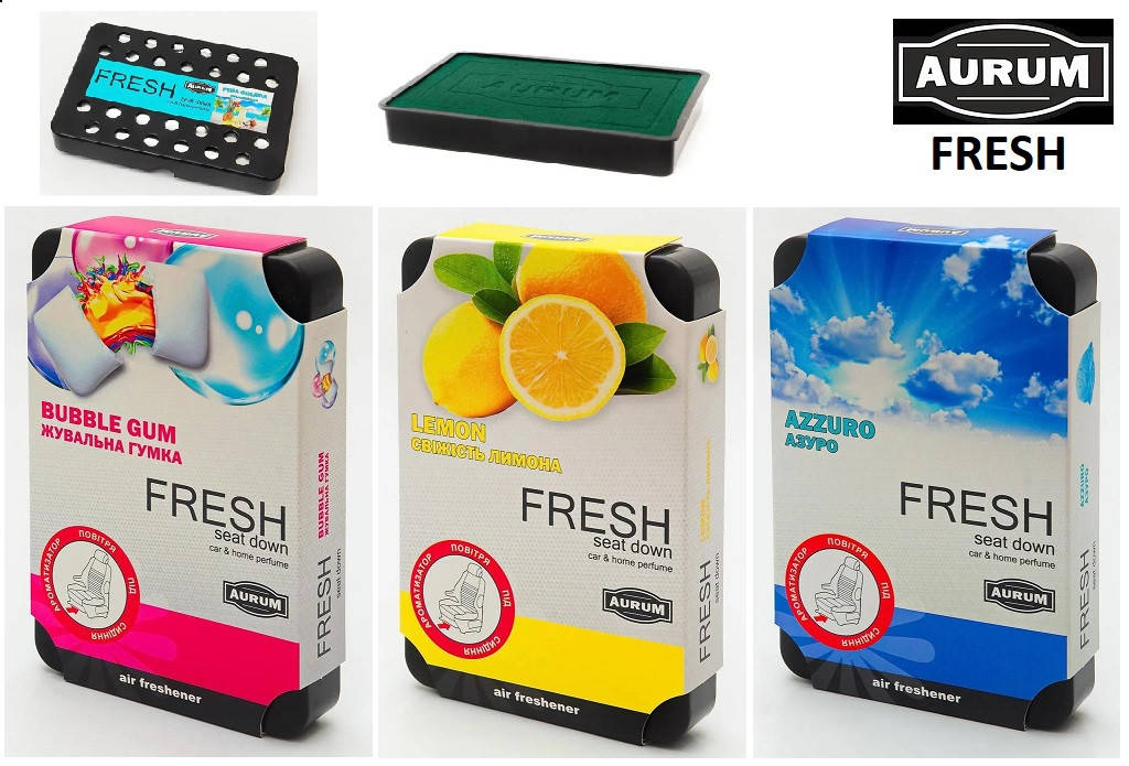 

Ароматизатор AURUM FRESH (под сиденье) MiX Fruit cocktail / Фруктовый коктейль