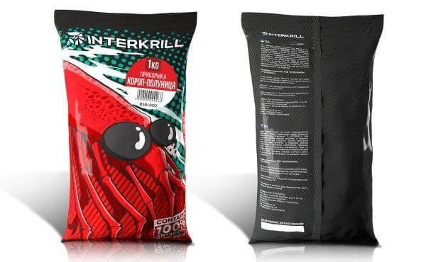 

Рыболовная прикормка INTERKRILL Карп-Клубника 1кг. Интеркриль