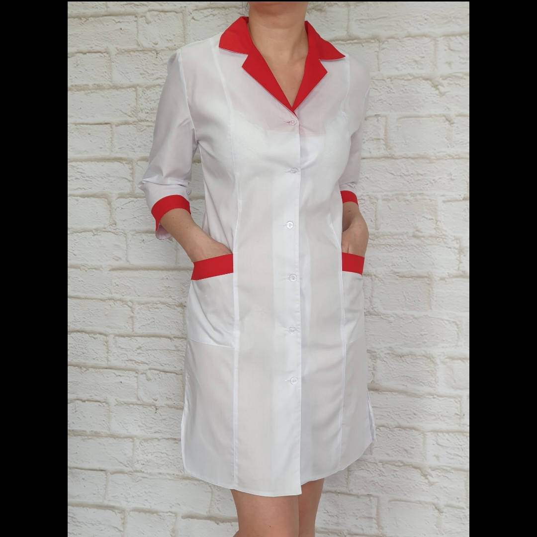 

Медицинский халат. Ткань батист. Размеры 42