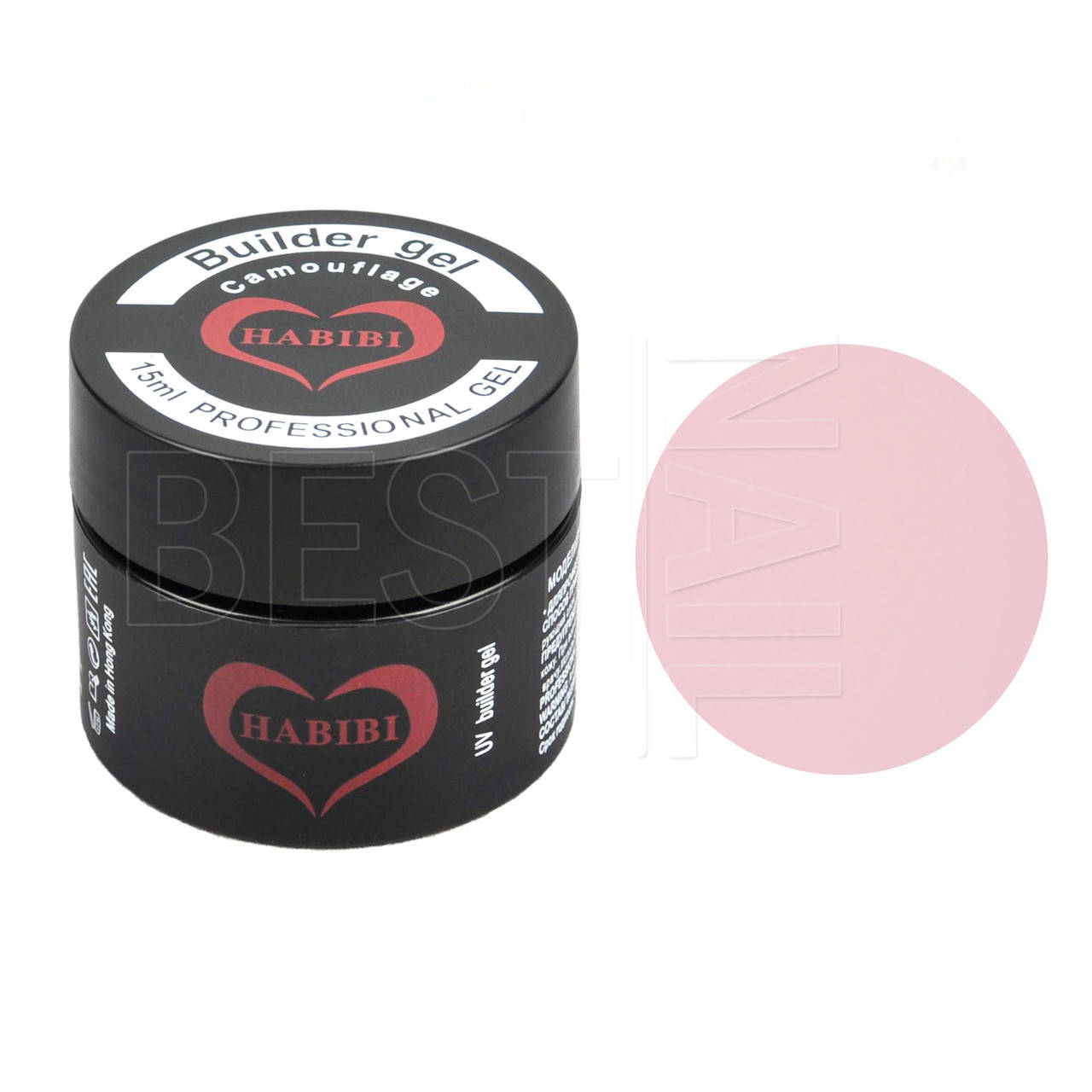 

Моделирующий камуфлирующий гель Habibi, 15 мл (Pink), Розовый