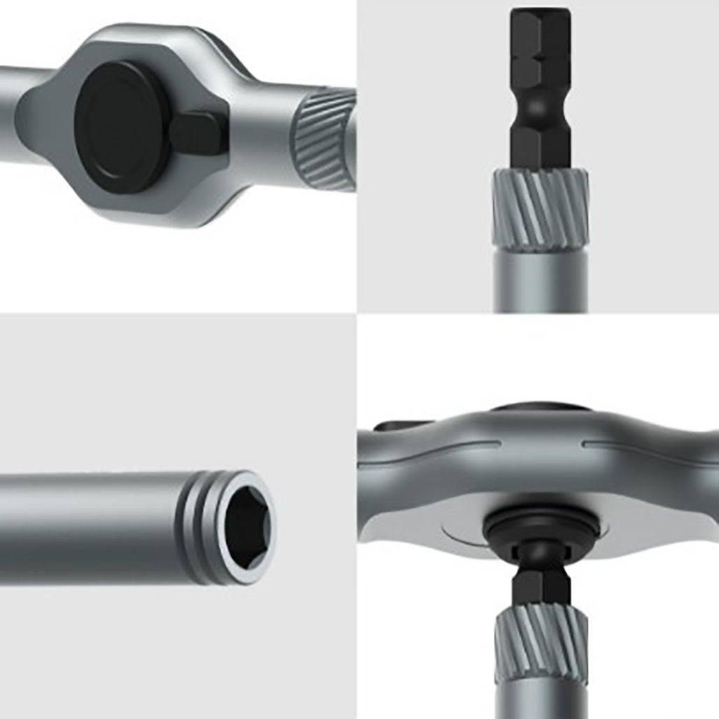 

Набор унивесальный отвертка с битами DUKA 24 в 1 (8065)