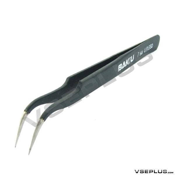 

Пинцет BAKU A8 7 Sa U.R.ESD, черный