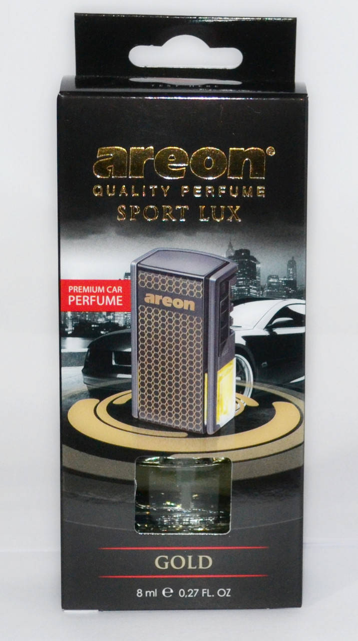 

Ароматизатор на обдув Areon Car Sport Lux 8ml Gold золото AC01 (коробка)